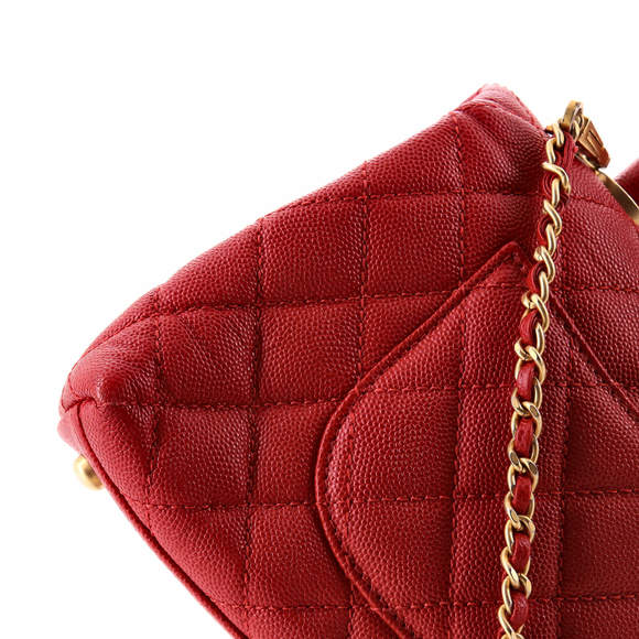 Chanel Mini Coco Top Handle Bag Quilted Caviar - Picture 7 of 7